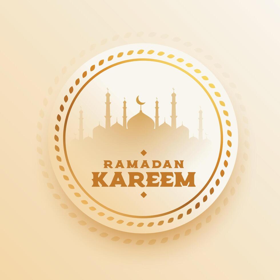 celebration card for ramadan kareem eid festival design vector