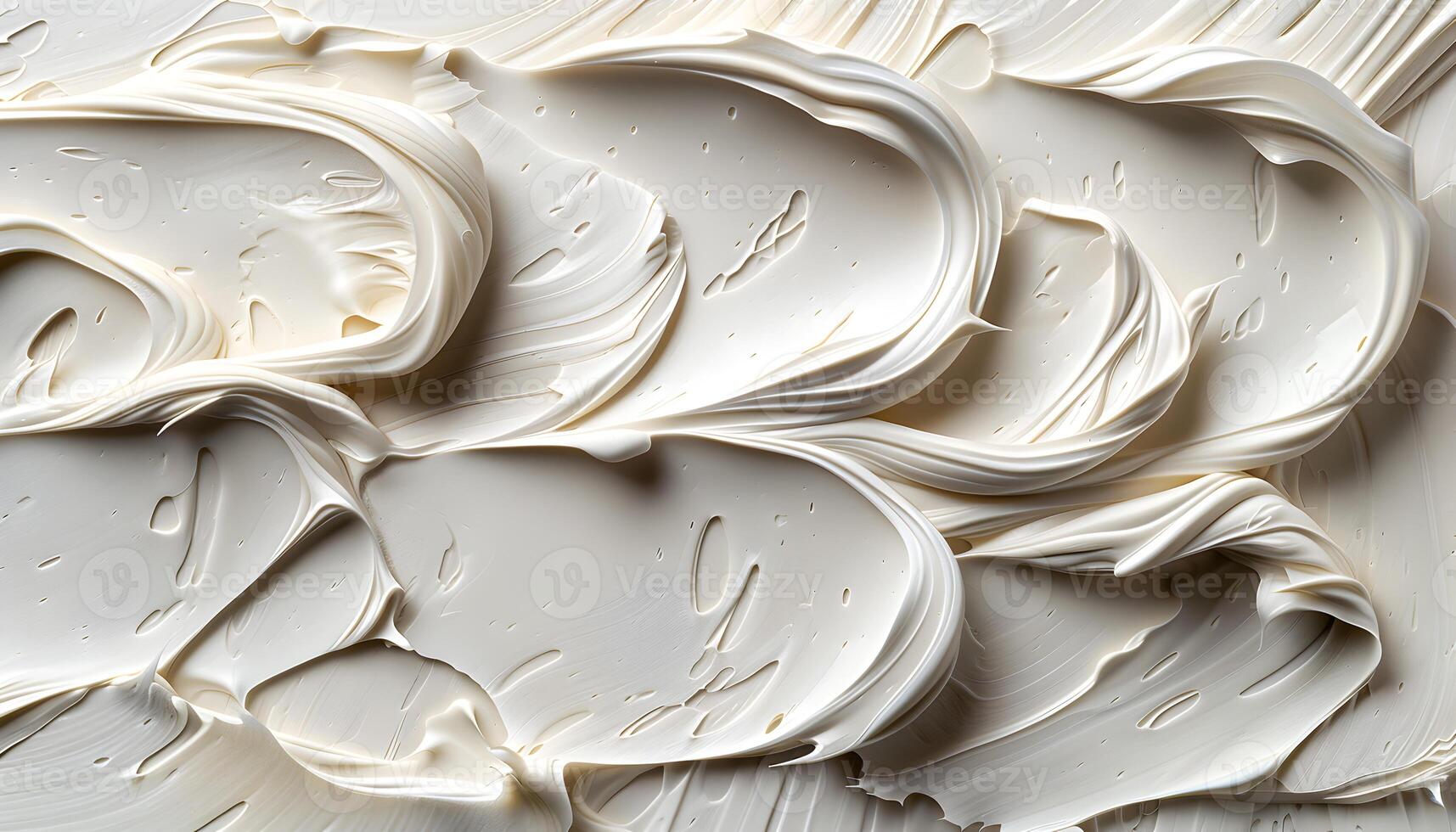 AI generated a close up of a white frosting photo
