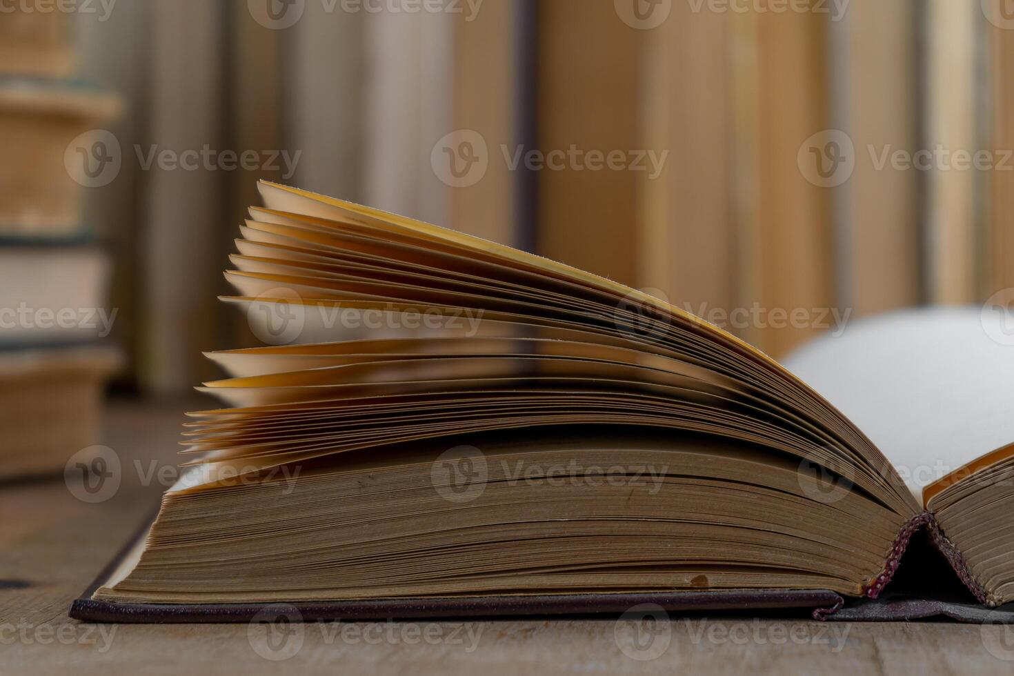 Book background. Old books in the library. Bookshelf shop. Knowledge, publications, literature. Bookish, bookstore, bookshop photo