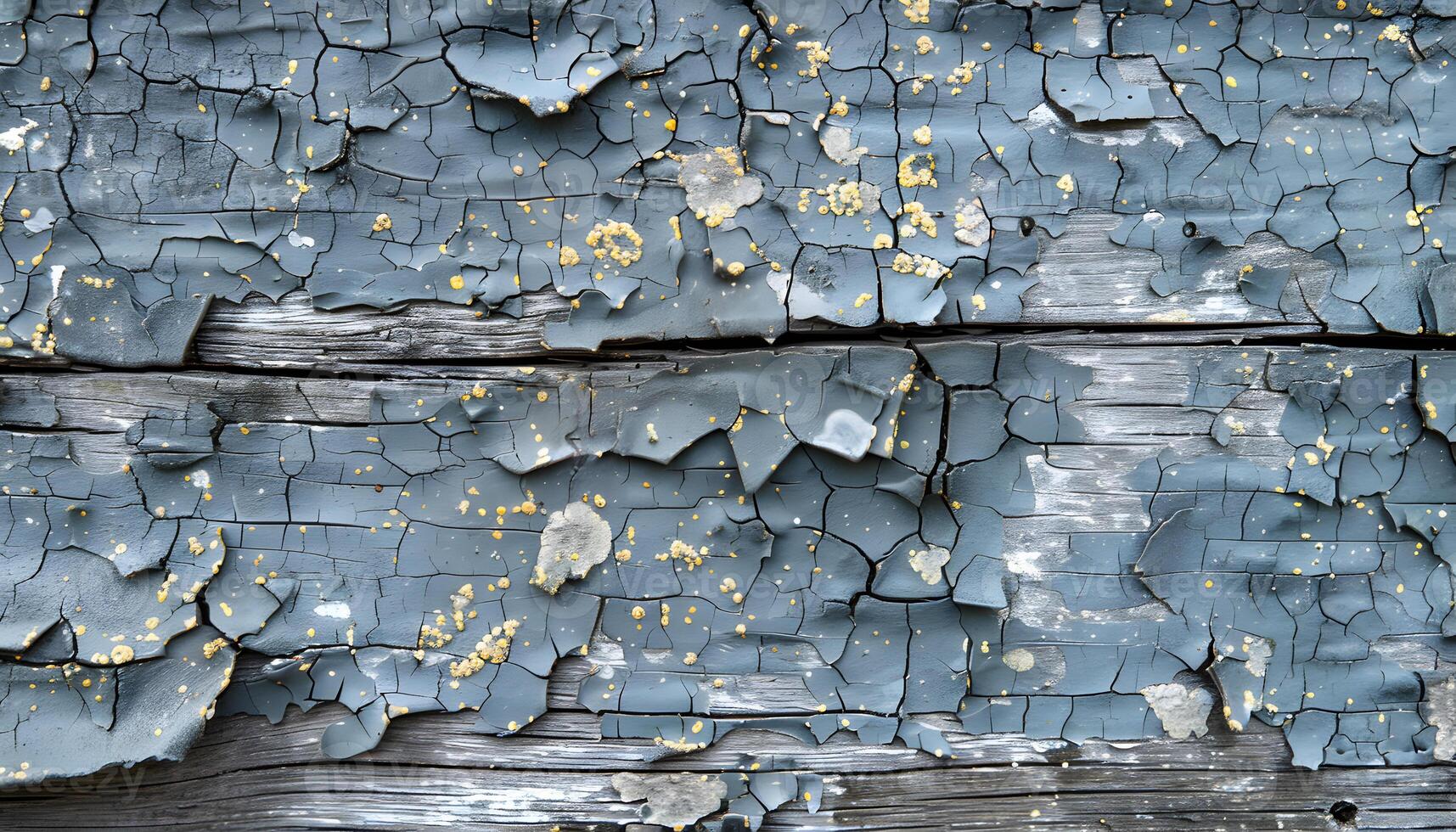 AI generated a close up of a wood panel with peeling paint photo