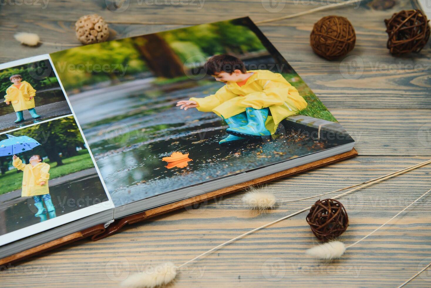 Premium Photo book Family, Great Size, Wooden Cover, Solid Pages, Quality Printing.