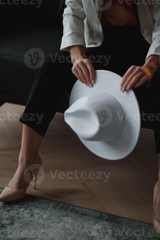 Cropped close up photo of healthy beautiful elegant woman's legs