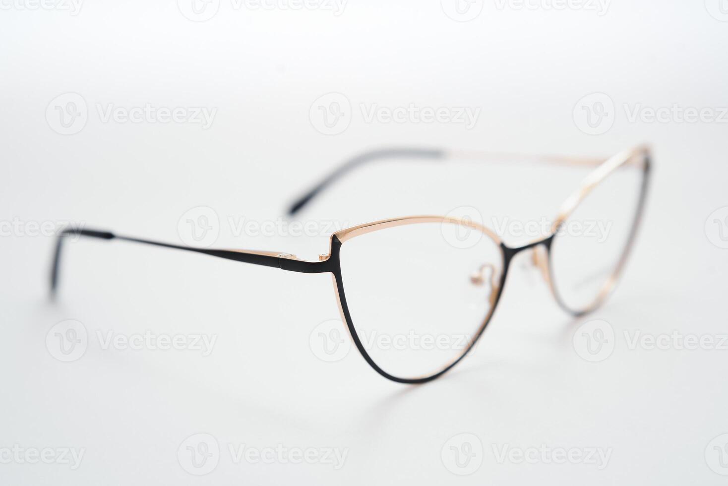 Glasses isolated on white backgound photo