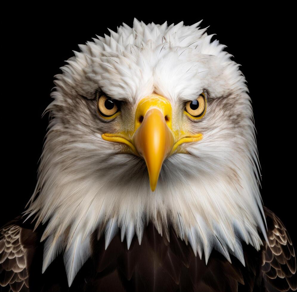 AI generated the male bald eagle photo