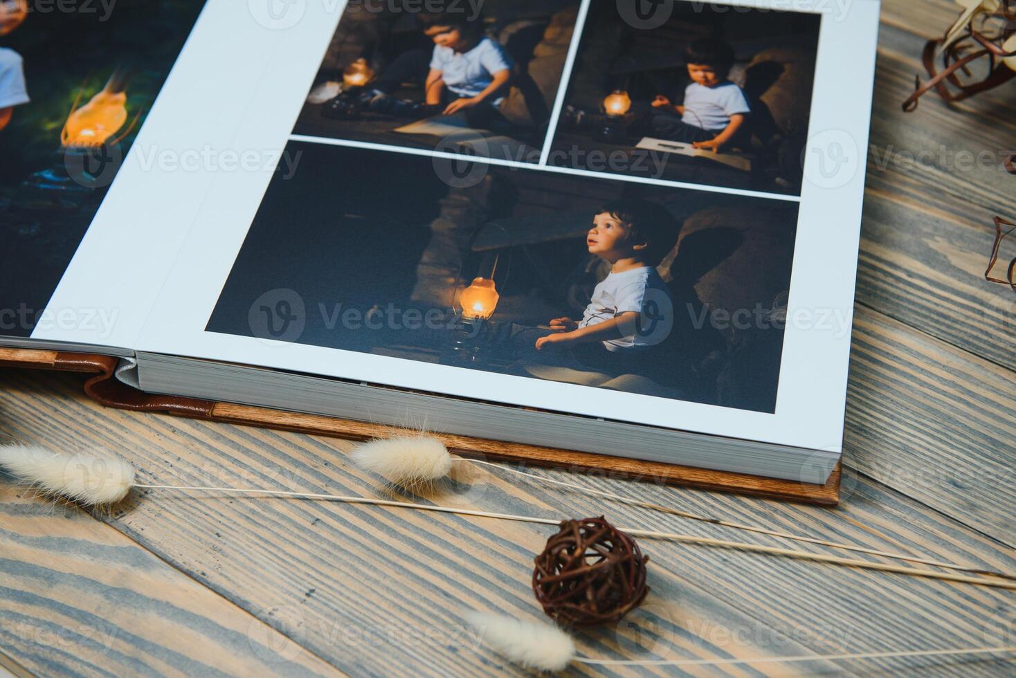 Premium Photo book Family, Great Size, Wooden Cover, Solid Pages, Quality Printing.