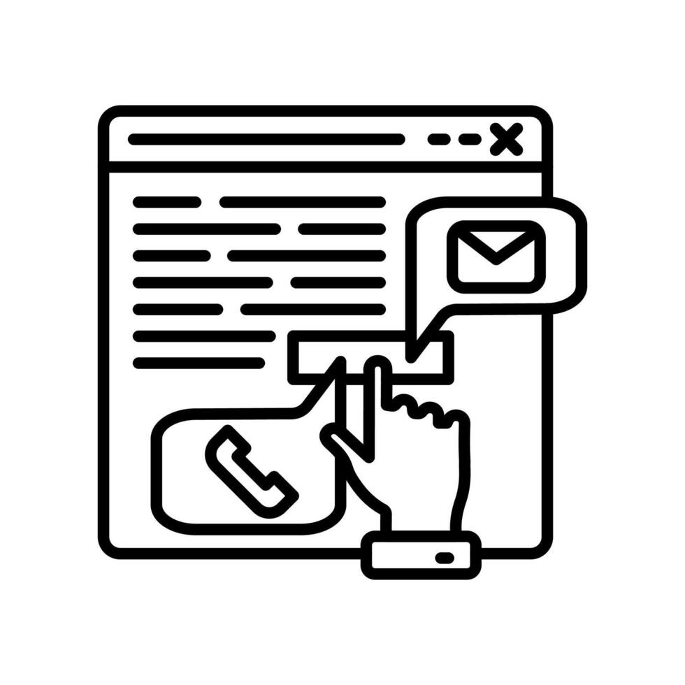 Call To Action  icon in vector. Logotype vector