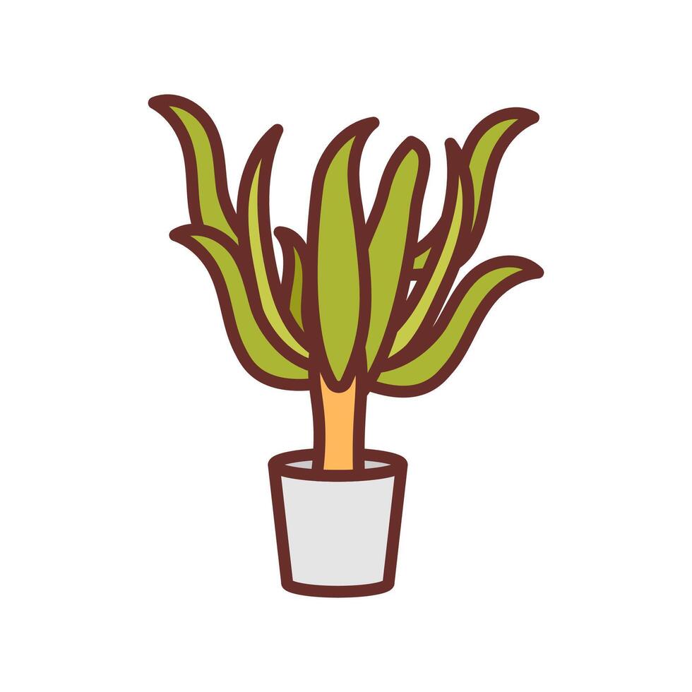 Yucca icon in vector. Logotype vector