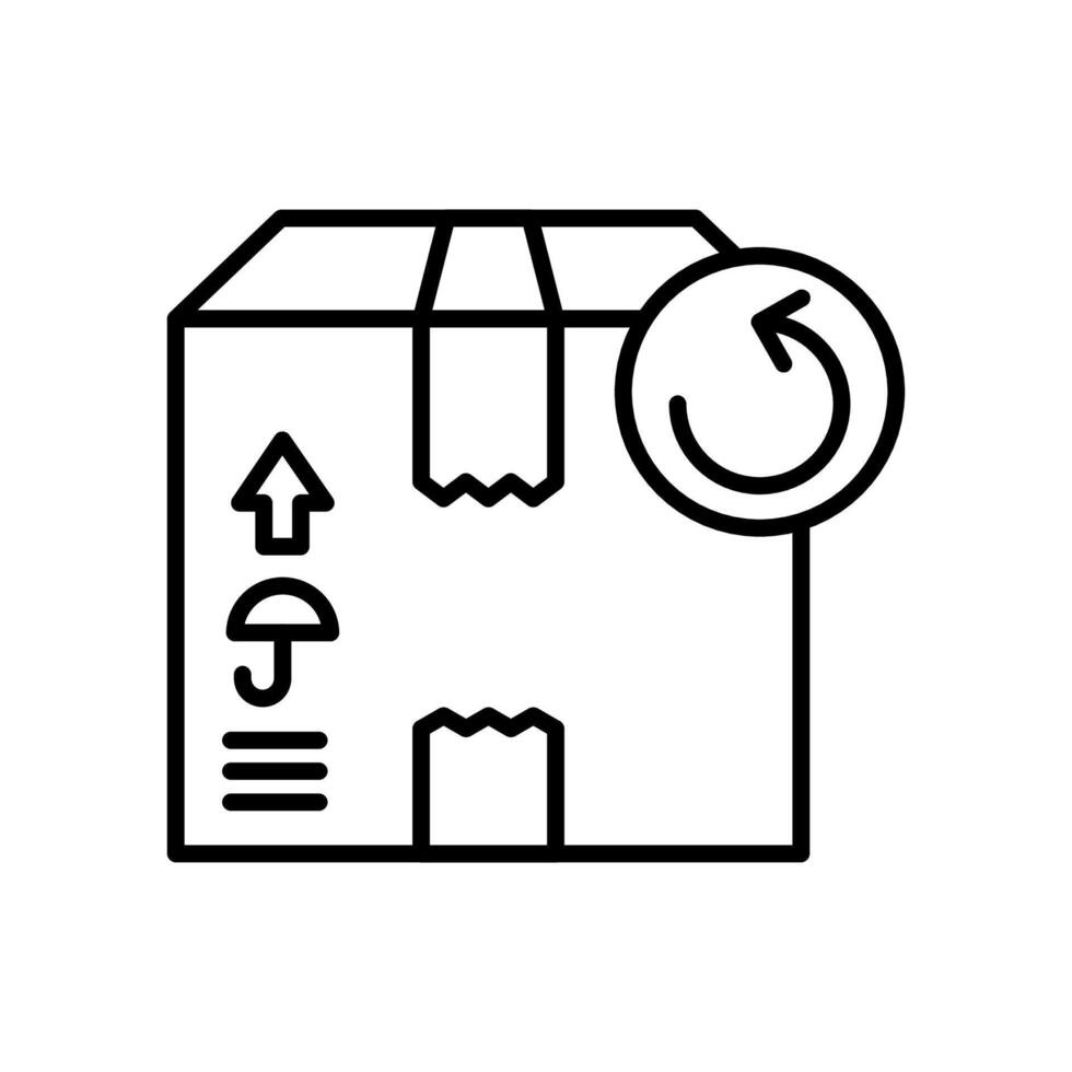 Return Order  icon in vector. Logotype vector