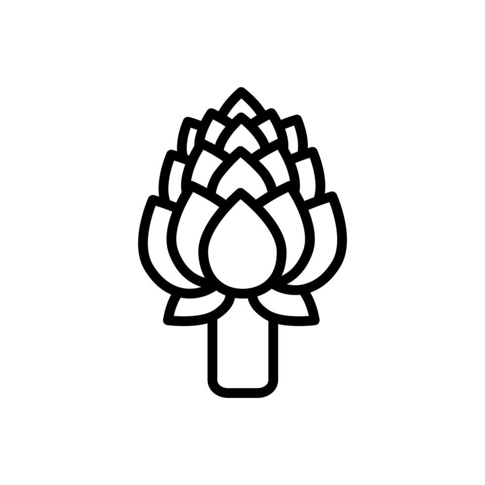 Artichoke  icon in vector. Logotype vector