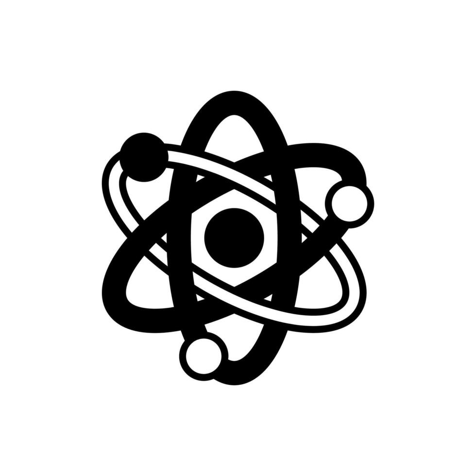 Nuclear Physics  icon in vector. Logotype vector