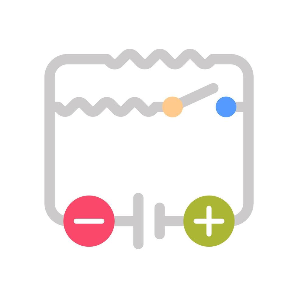 Electric Circuit  icon in vector. Logotype vector