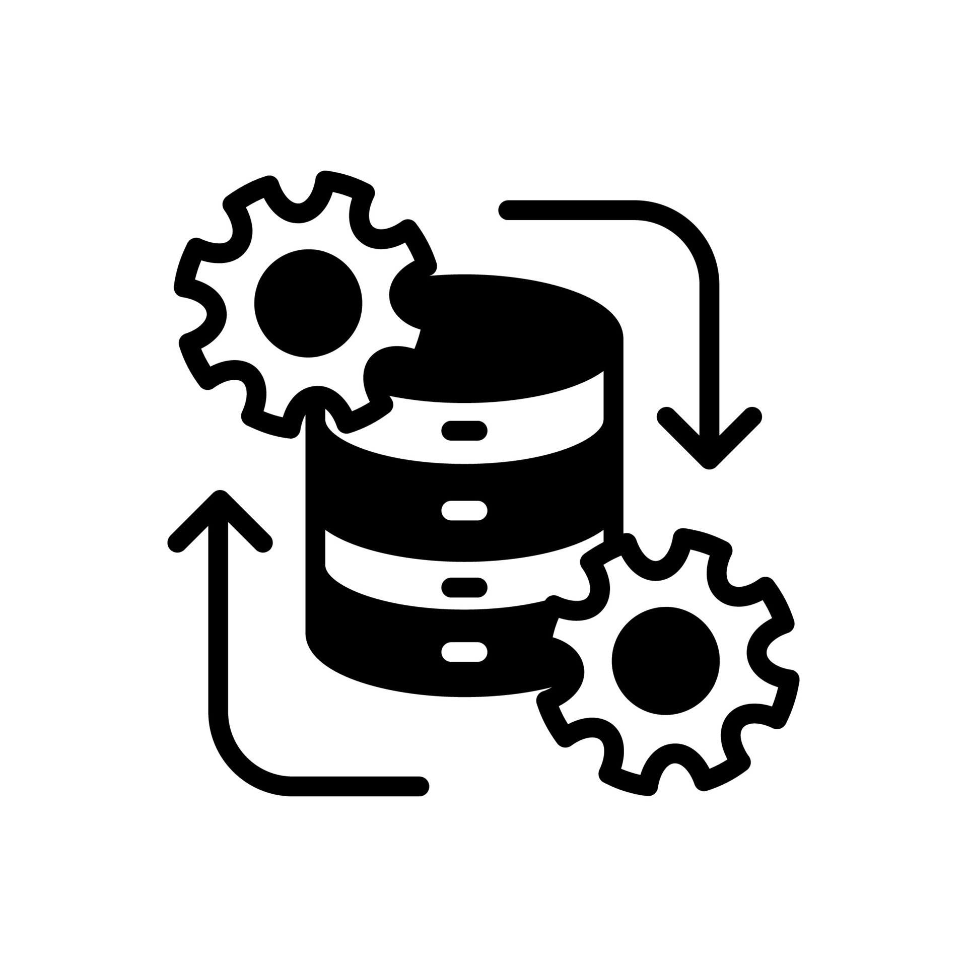 Data Processing icon in vector. Logotype 40345061 Vector Art at Vecteezy