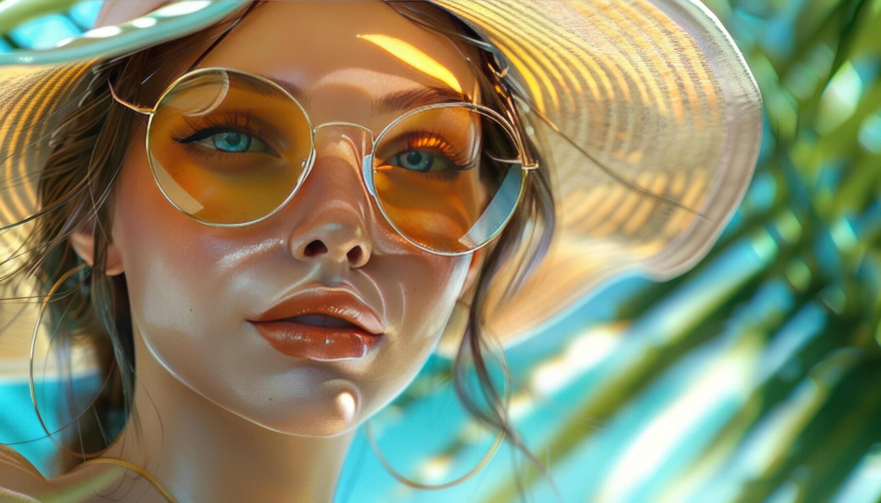 AI generated best skin care creams for summer using sunscreen products photo