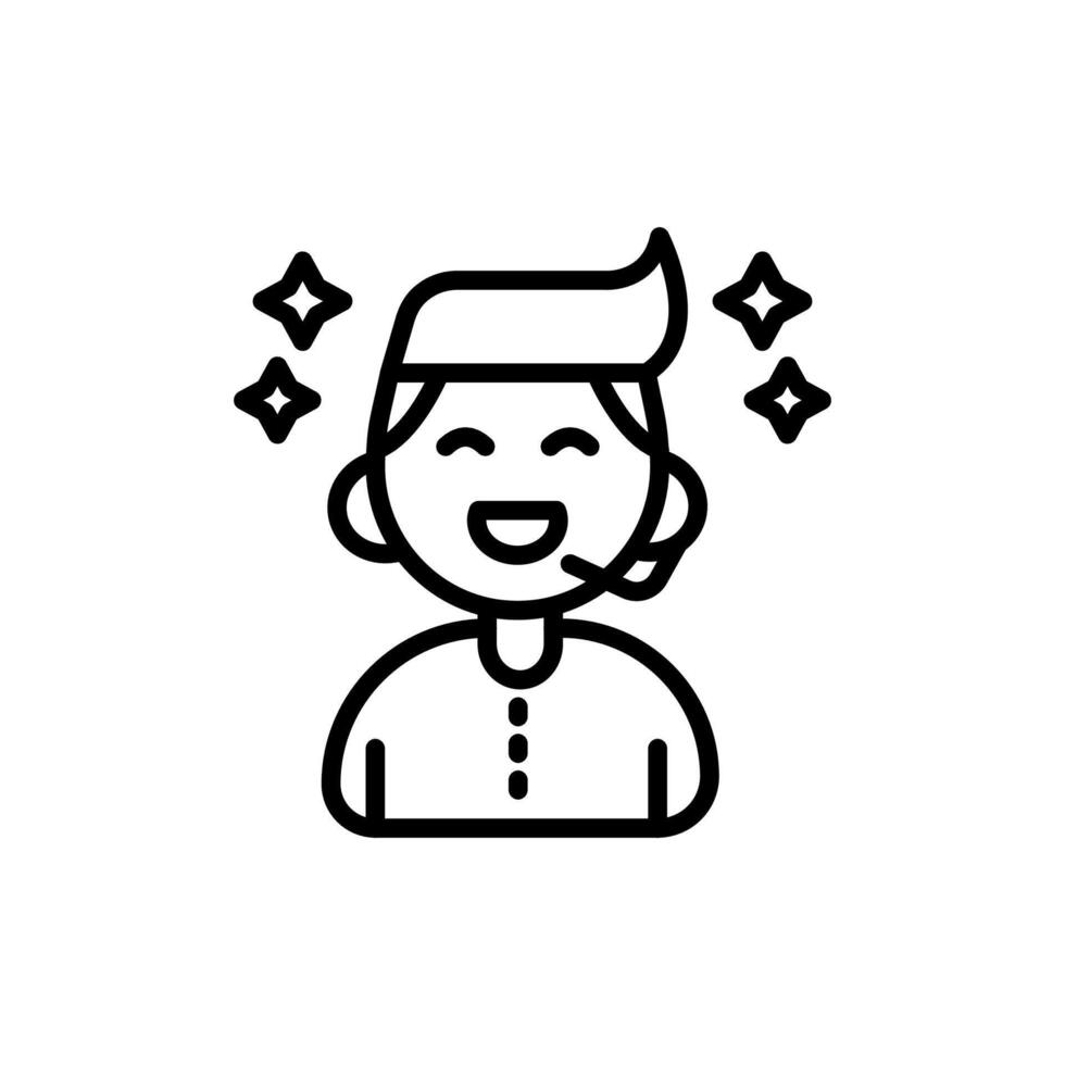 Customer Friendly icon in vector. Logotype vector