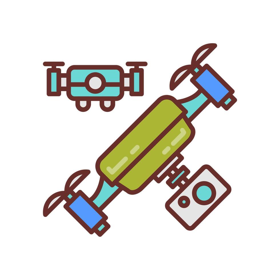 Nano Drone icon in vector. Logotype vector