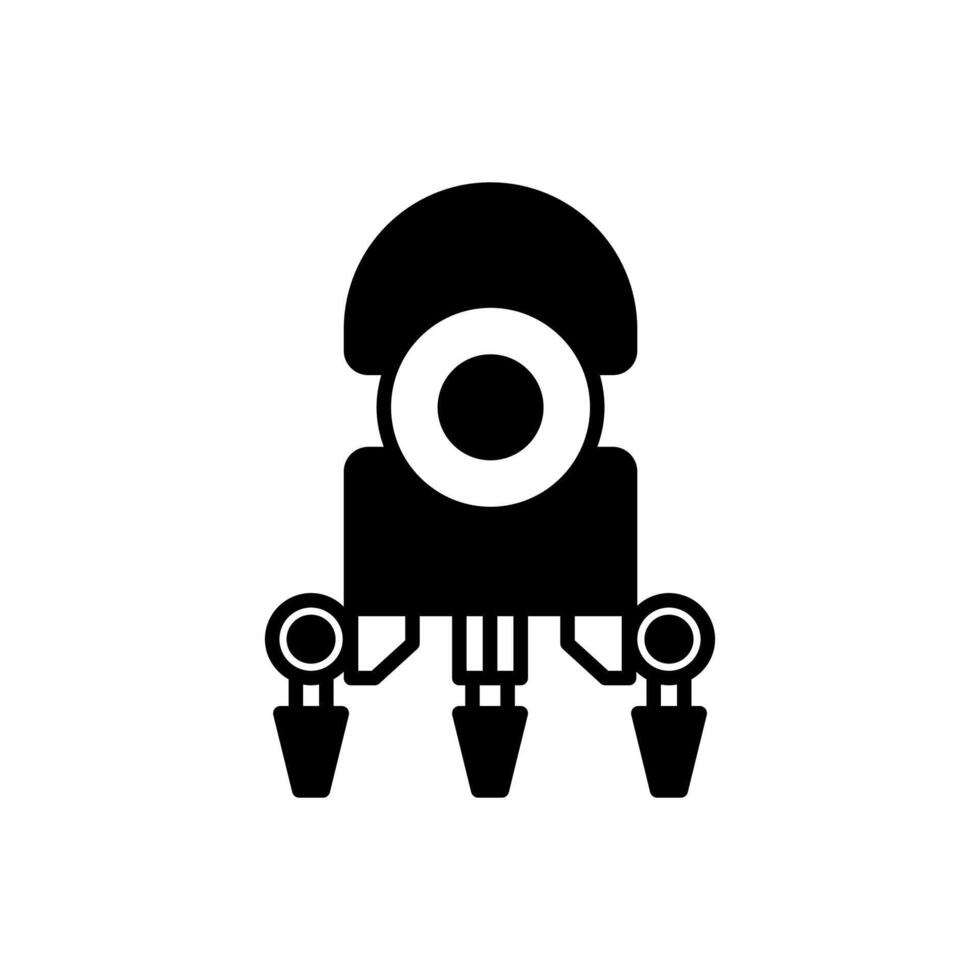 Nanorobot icon in vector. Logotype vector