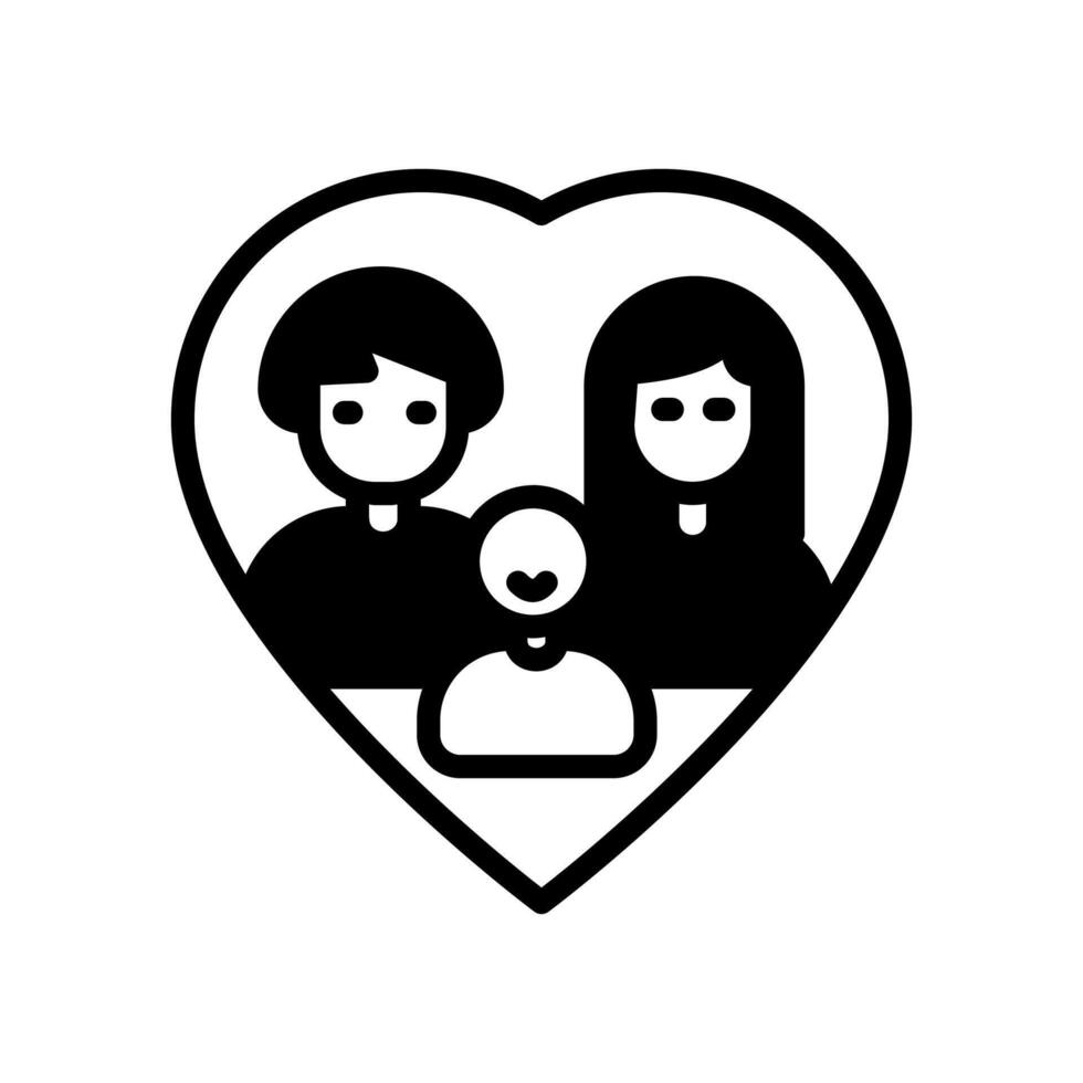 Family Care icon in vector. Logotype vector