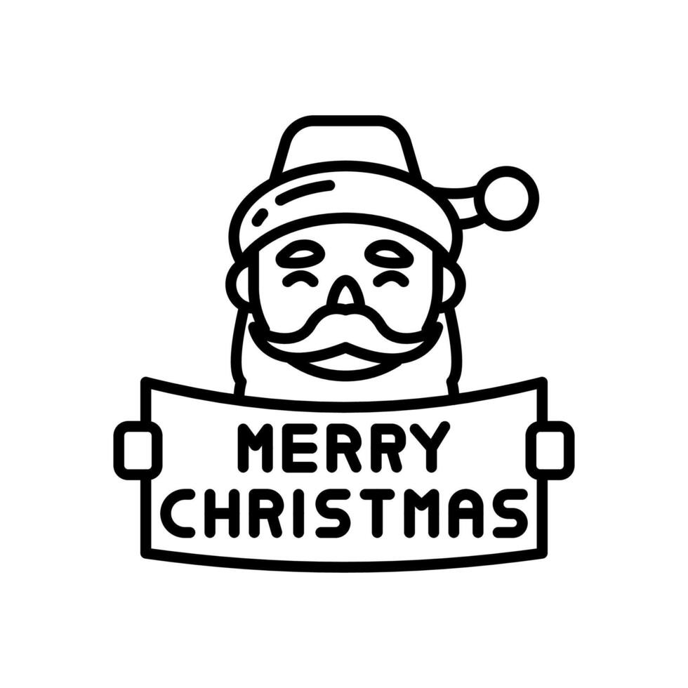 Merry Christmas Diet  icon in vector. Logotype vector
