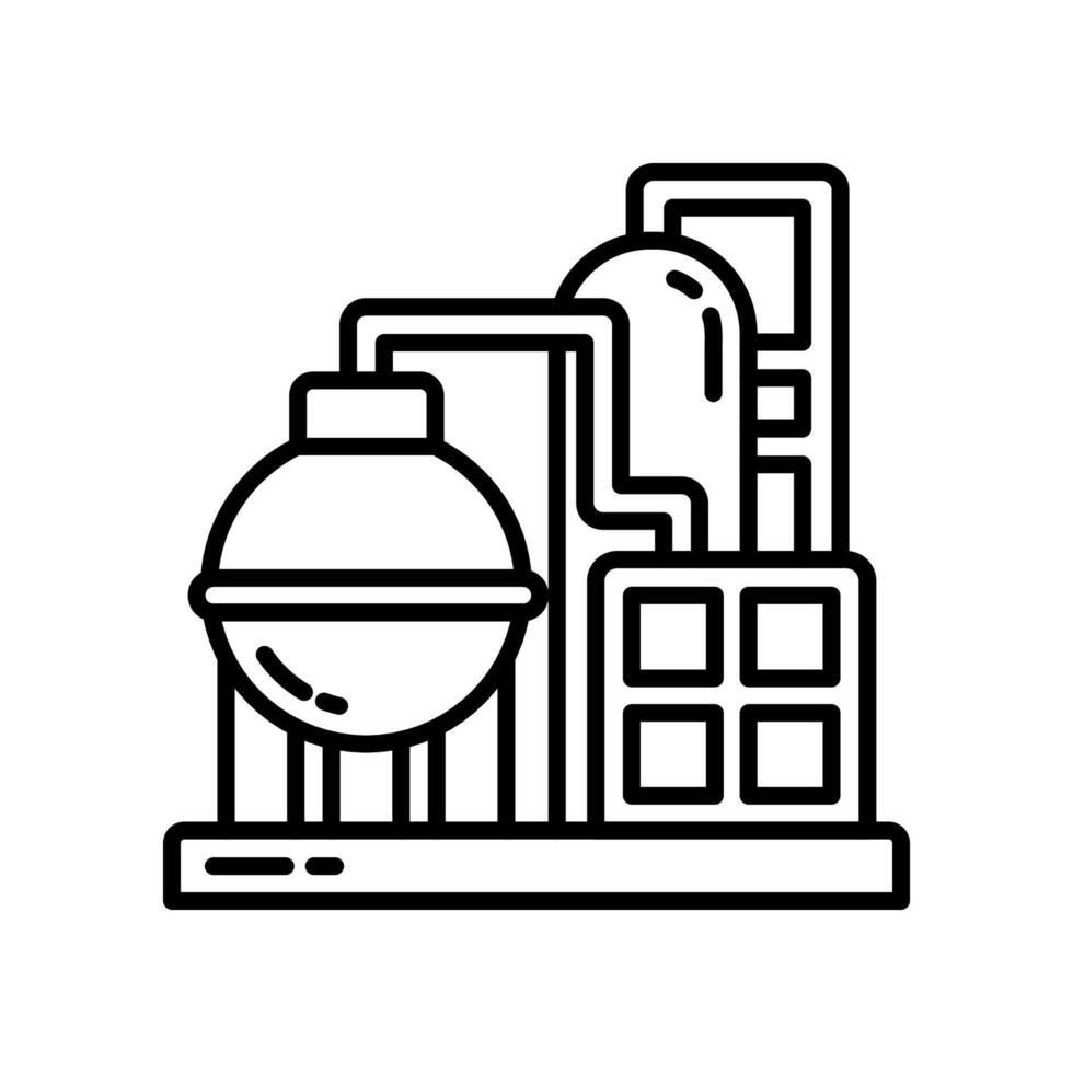 industrial calderas icono en vector. logotipo vector