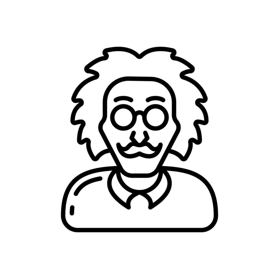 Physicist  icon in vector. Logotype vector