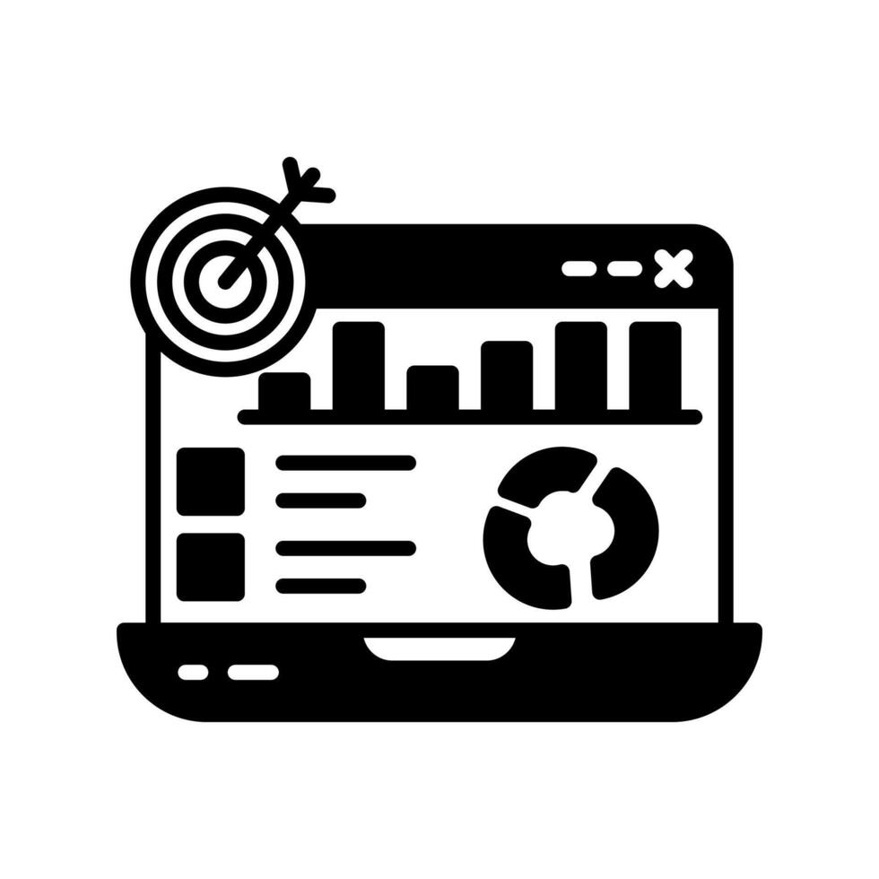Data Driven  icon in vector. Logotype vector