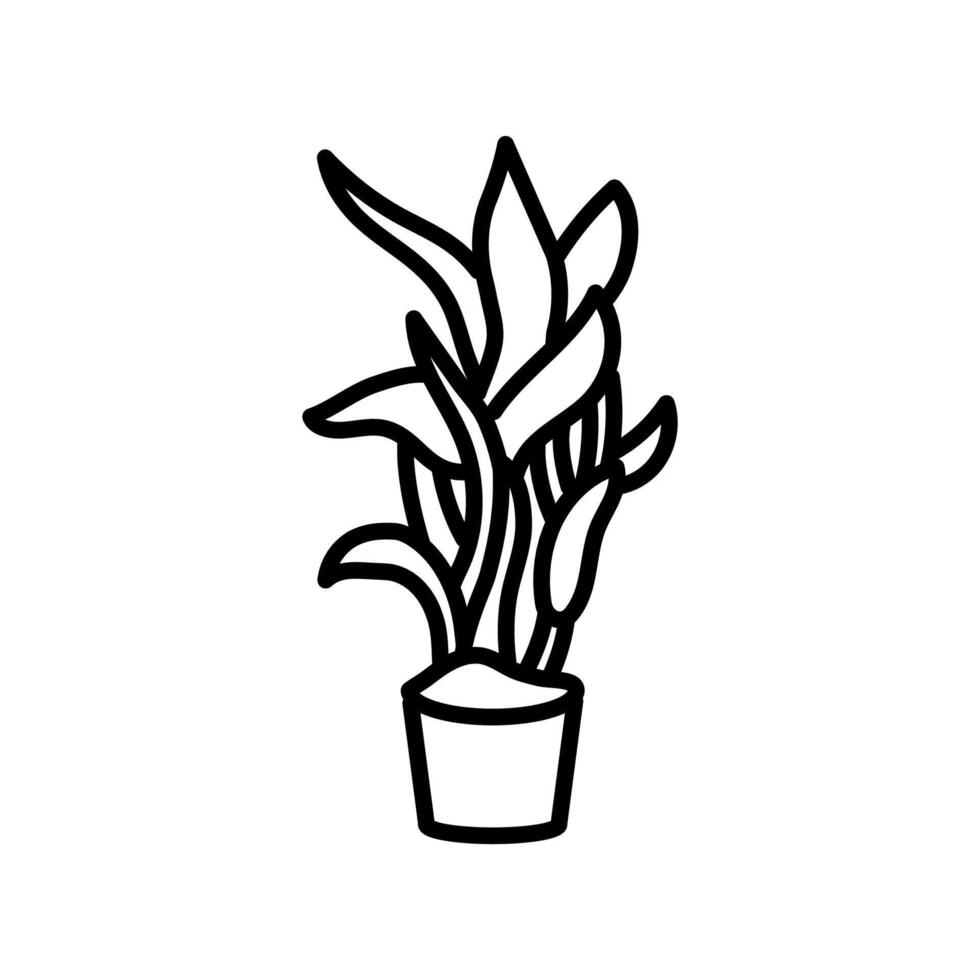 Indoor Plant icon in vector. Logotype vector