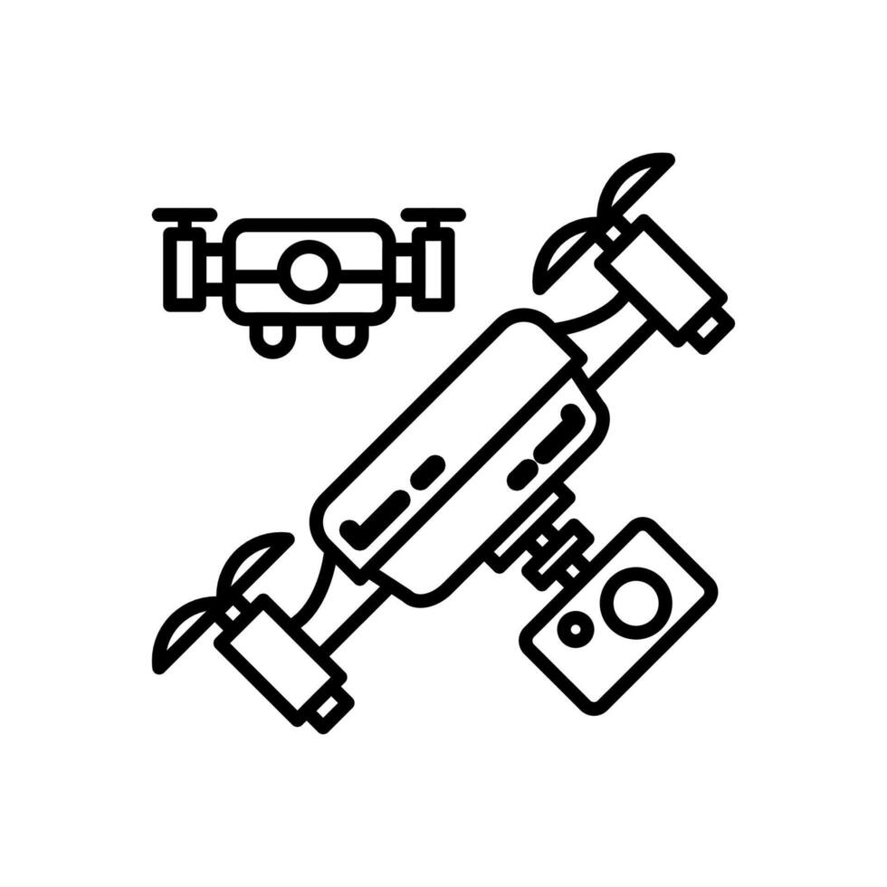 Nano Drone icon in vector. Logotype vector