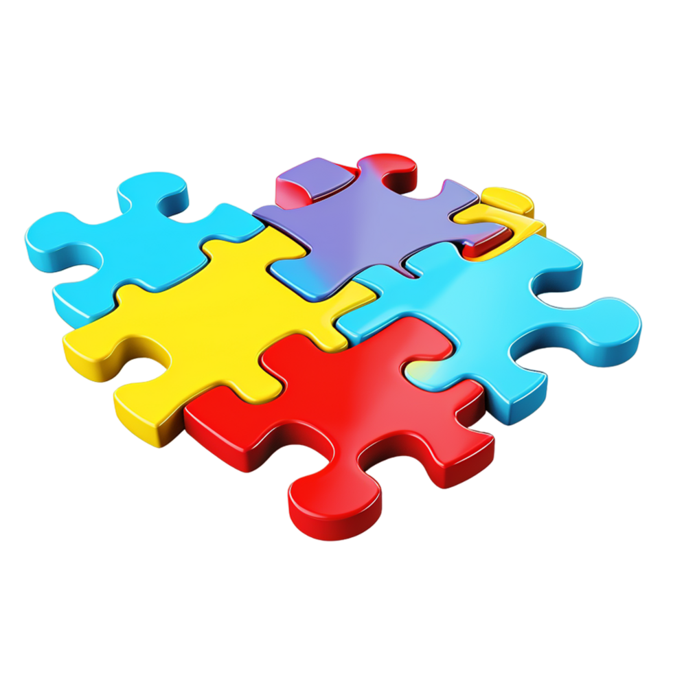 AI generated Jigsaw Puzzles Play png