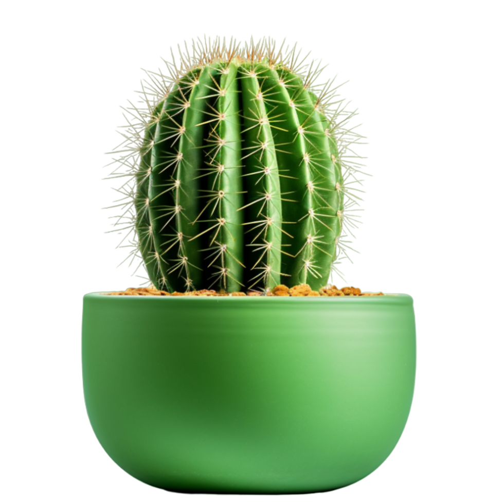 AI generated 3d succulent plants with pot png