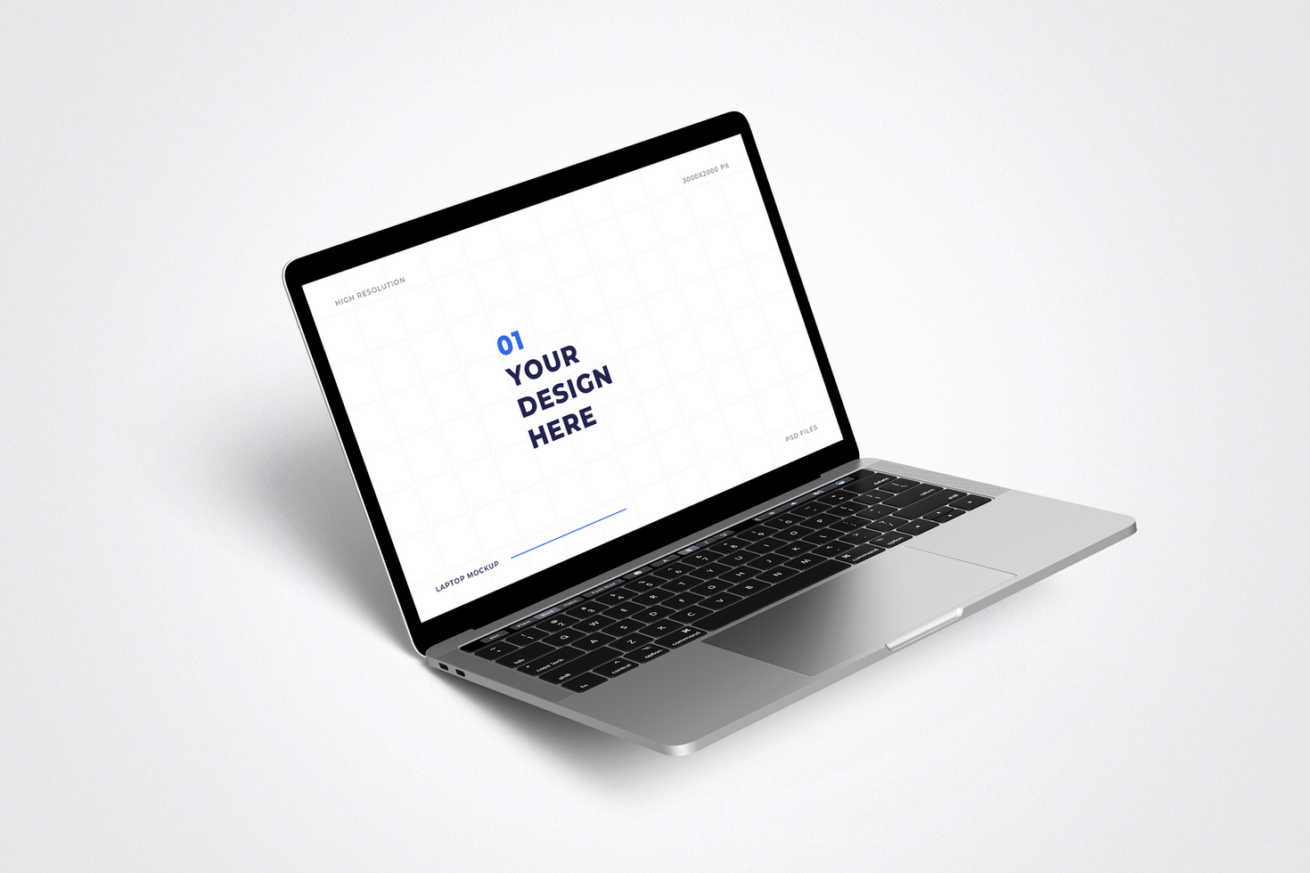 Laptop and Website Screen Mockup psd