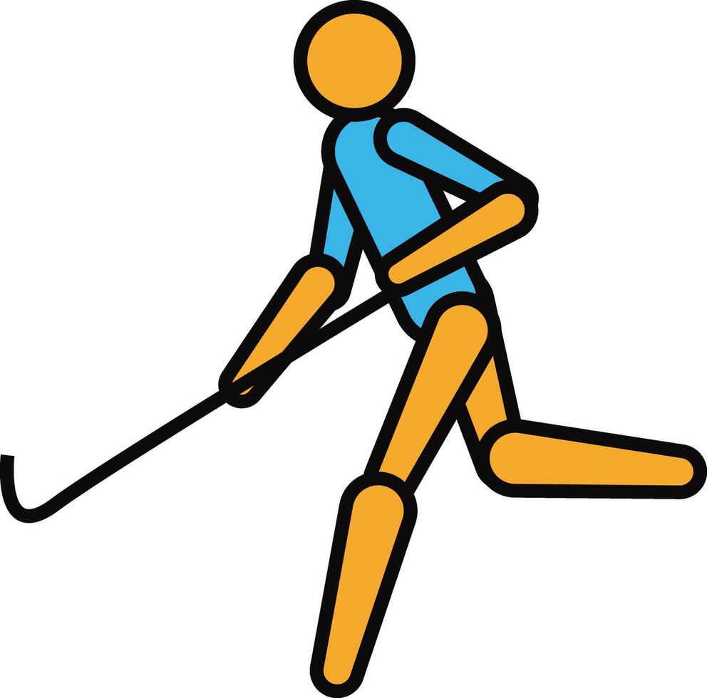 hockey illustration design vector