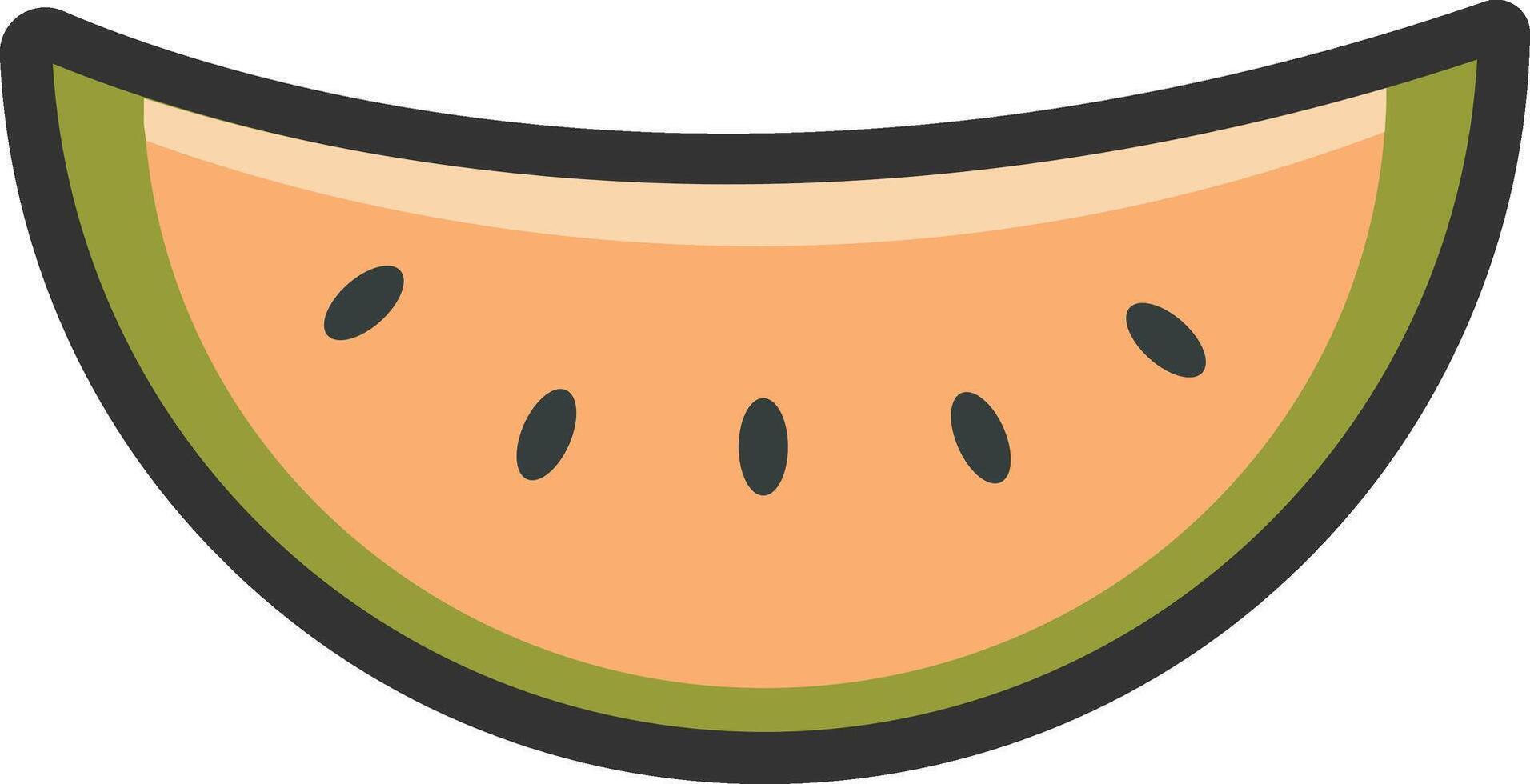 hami melon illustration design vector