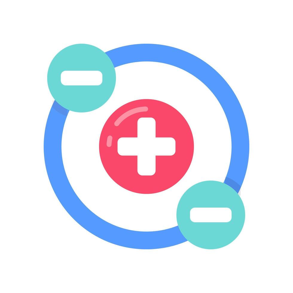 Proton  icon in vector. Logotype vector