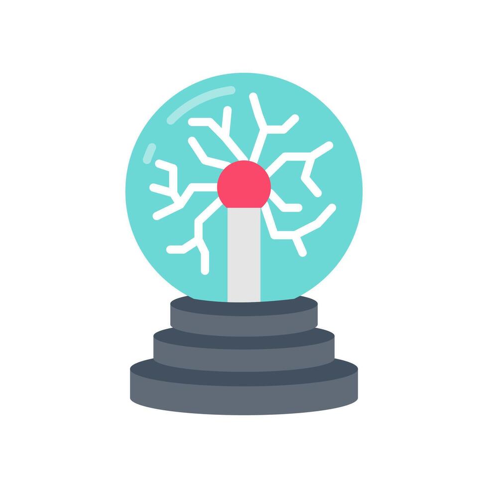 Plasma Ball  icon in vector. Logotype vector