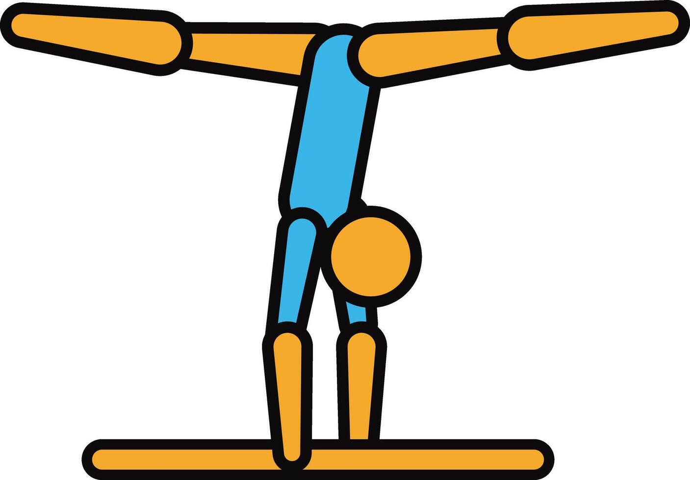 artistic gymnastics illustration design vector