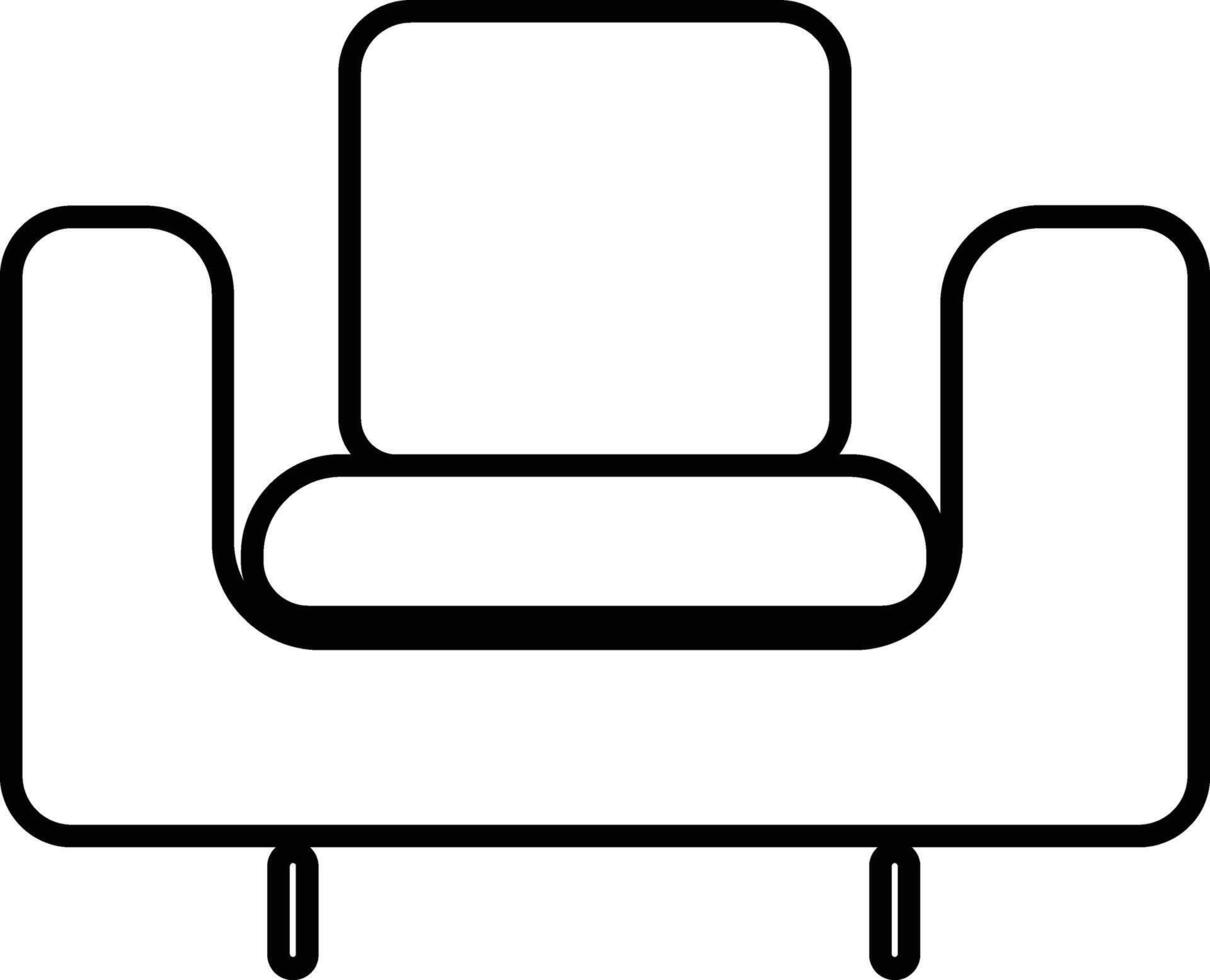 sofá ilustración diseño vector