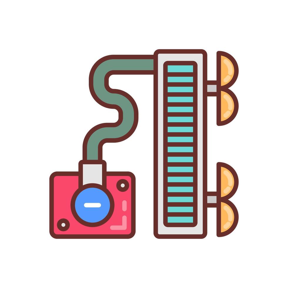 Nano Scale Cooling icon in vector. Logotype vector