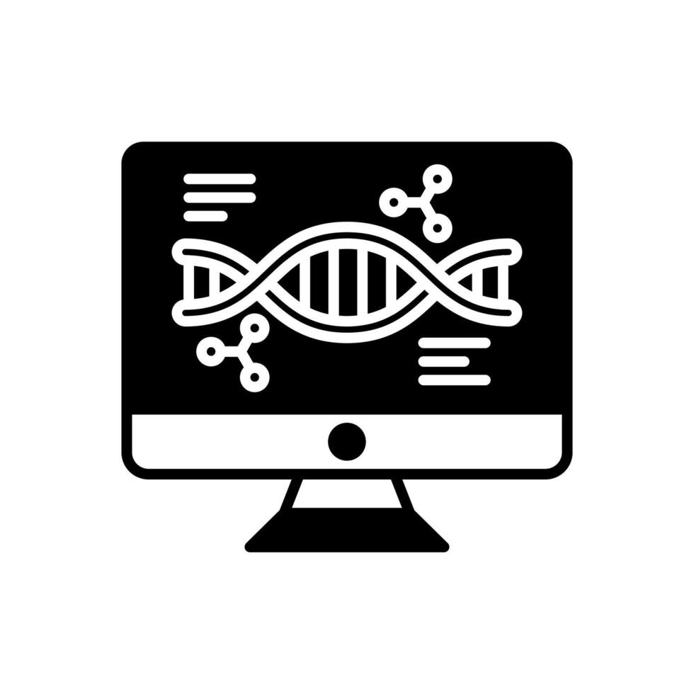 DNA Computing icon in vector. Logotype vector
