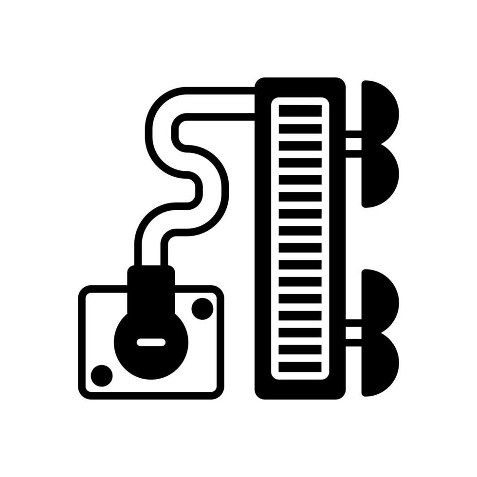 nano escala enfriamiento icono en vector. logotipo vector