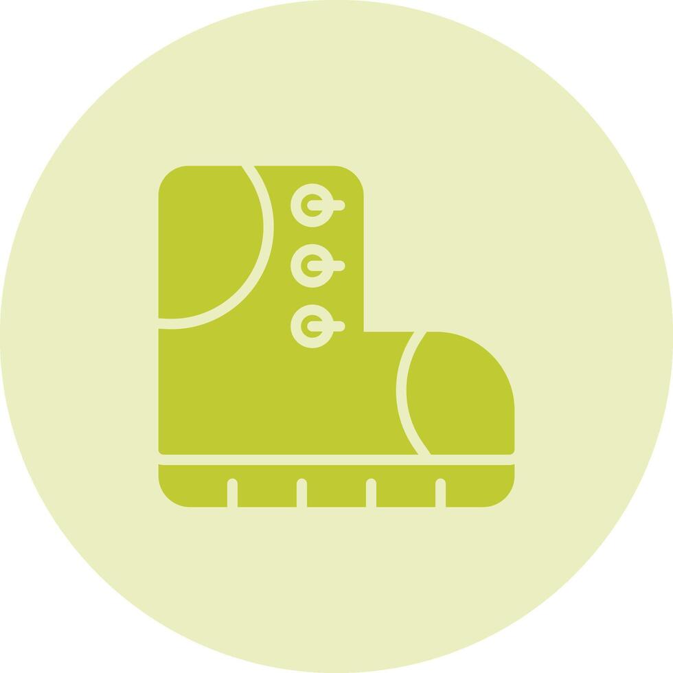 Electrical Work Boots Vector Icon