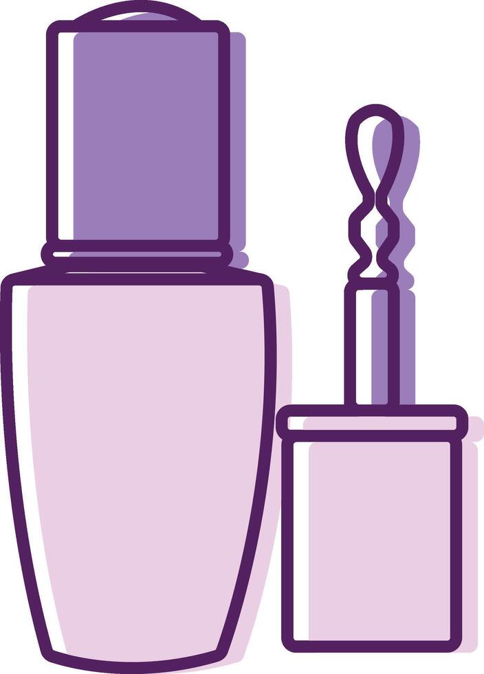 nail polish illustration design vector