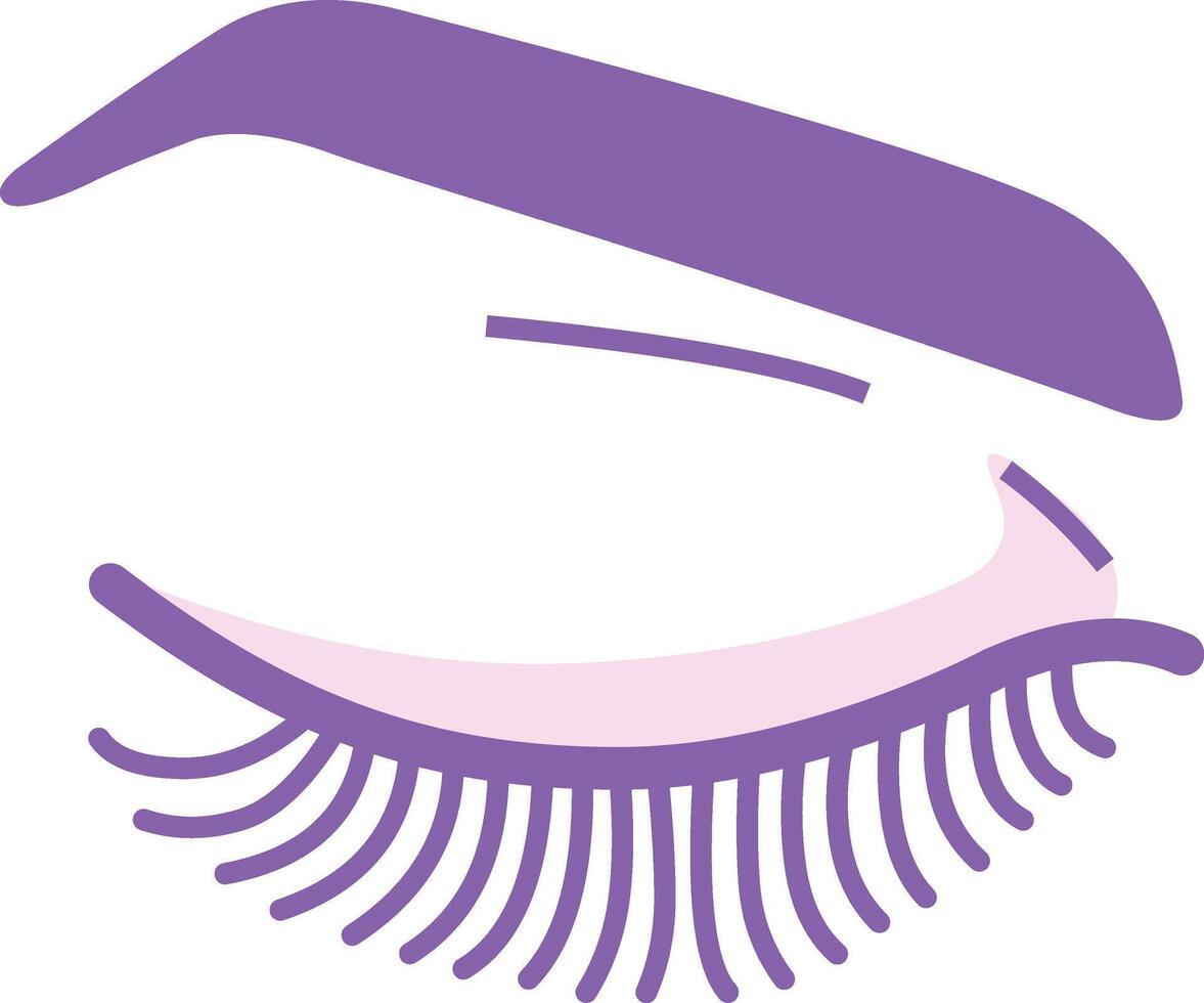 eyelash illustration design vector