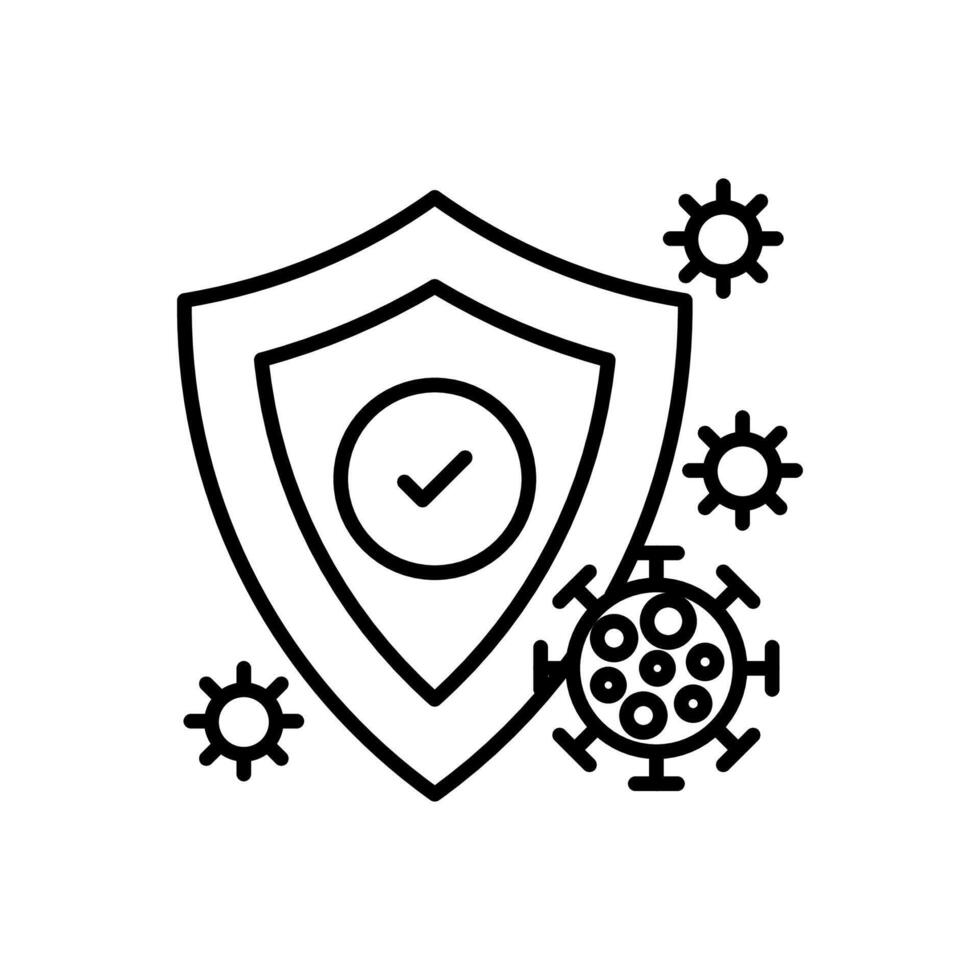 Nano Defense System icon in vector. Logotype vector