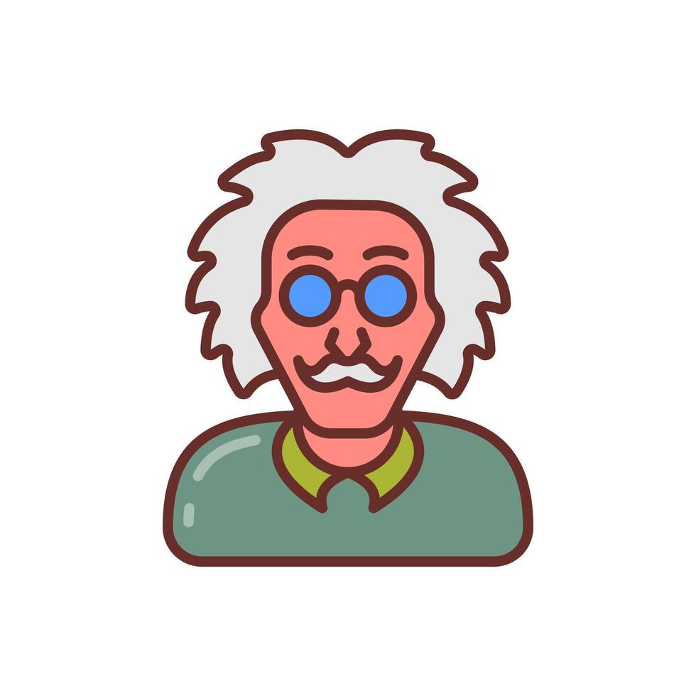 Physicist  icon in vector. vector