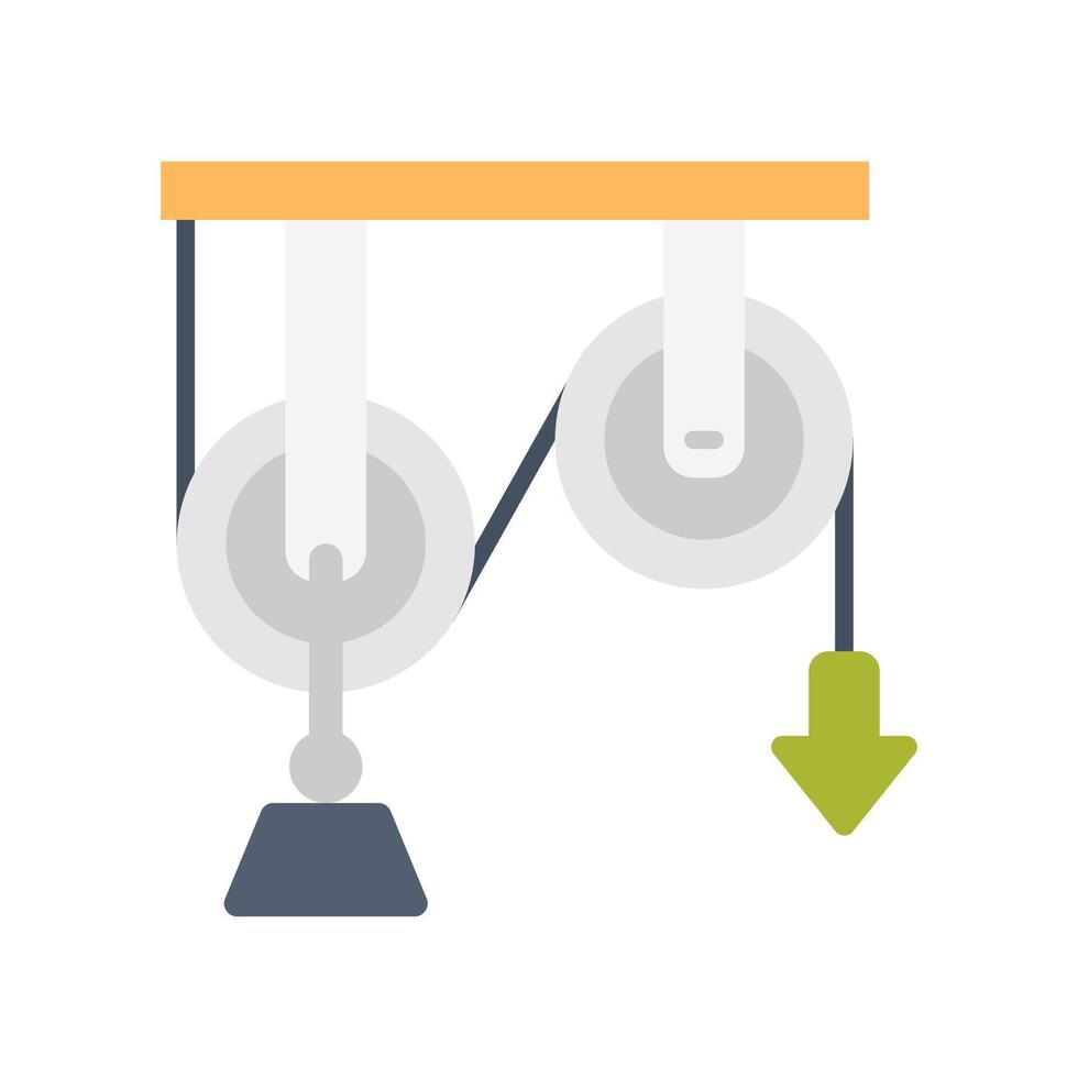 Pulley  icon in vector. Logotype vector