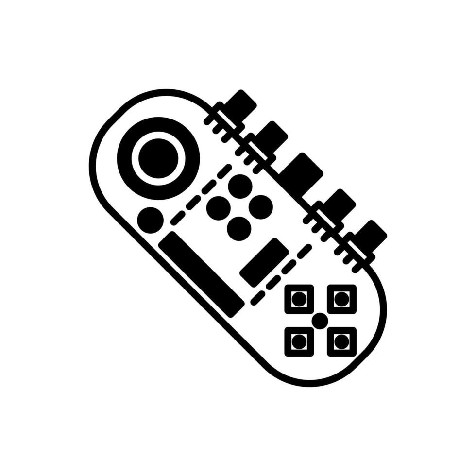 Nano Circuitry icon in vector. Logotype vector