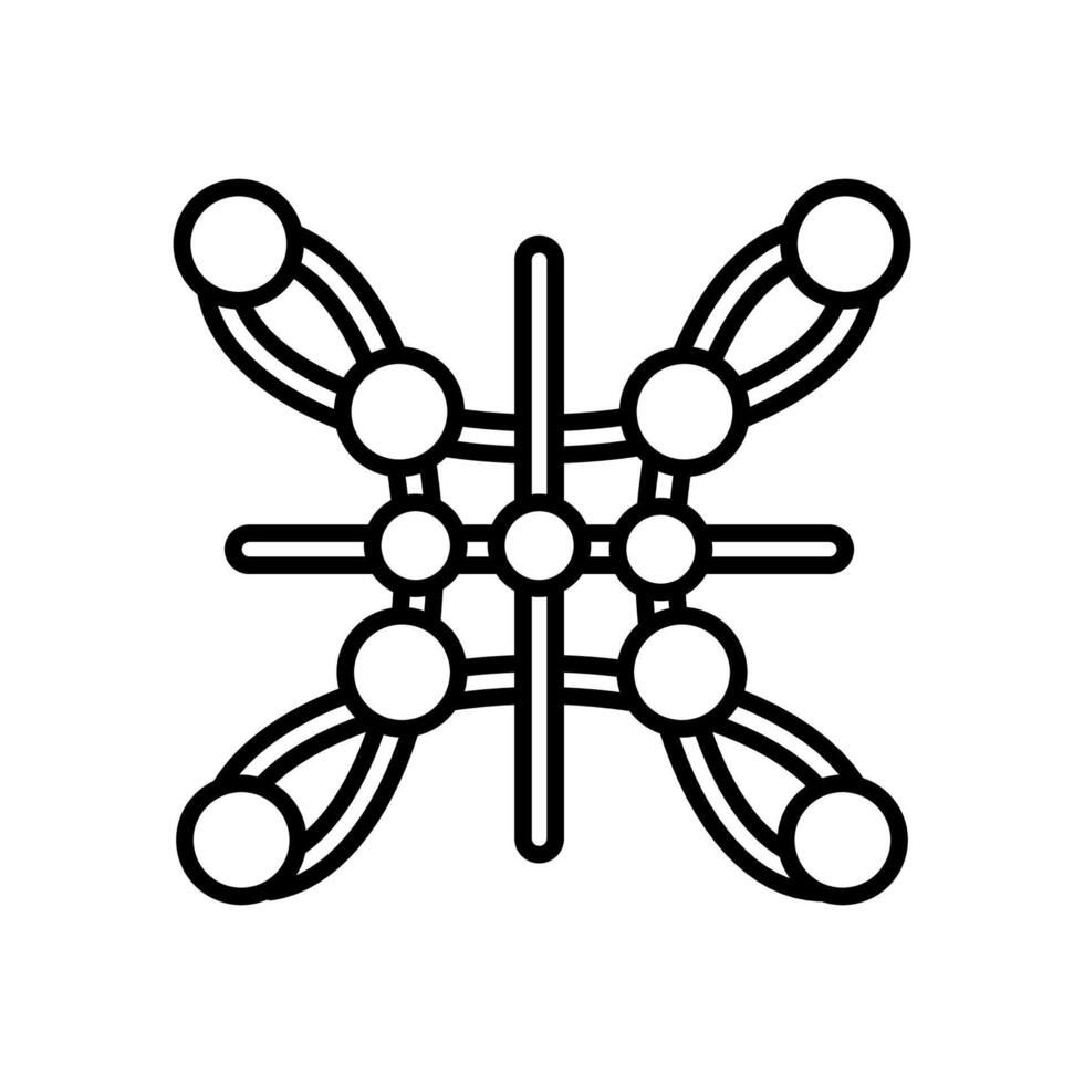 Nano Fiber icon in vector. Logotype vector