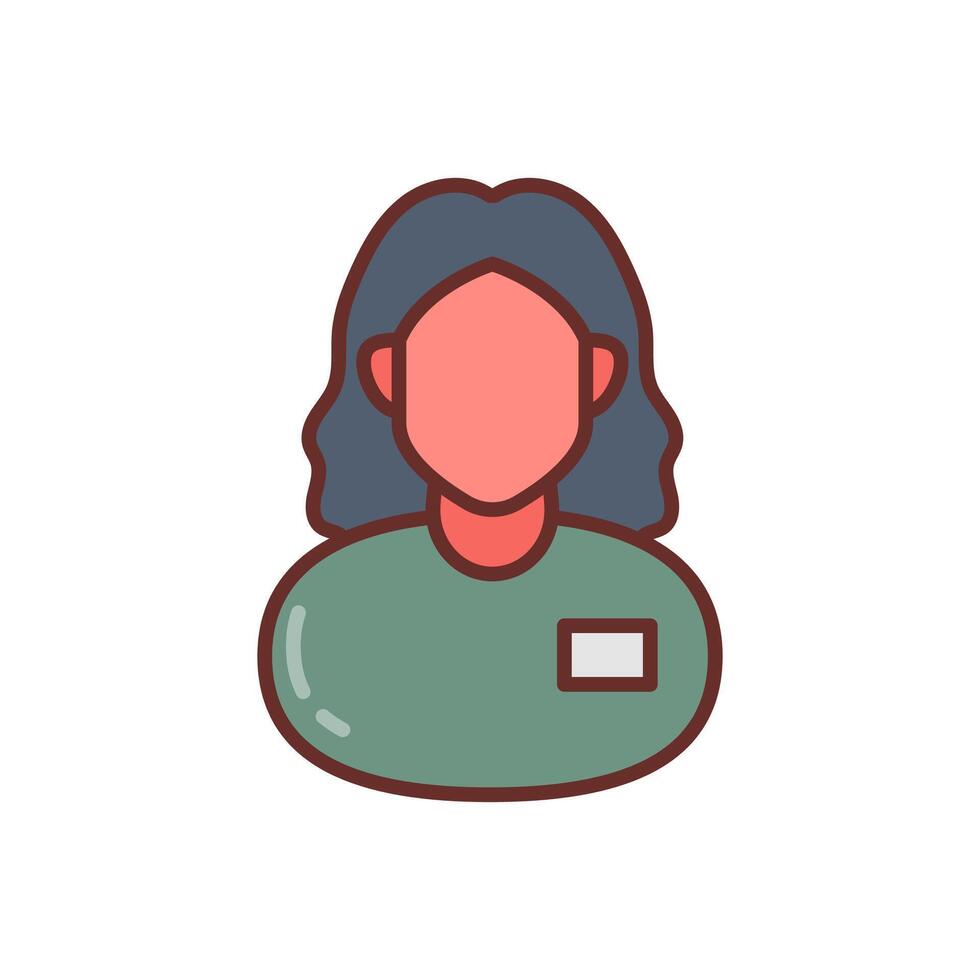 Neonatal Nurse icon in vector. Logotype vector