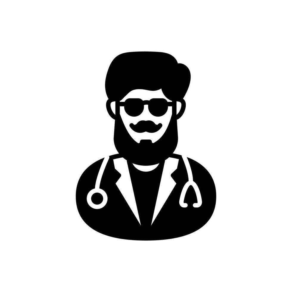 quiropráctica médico icono en vector. logotipo vector