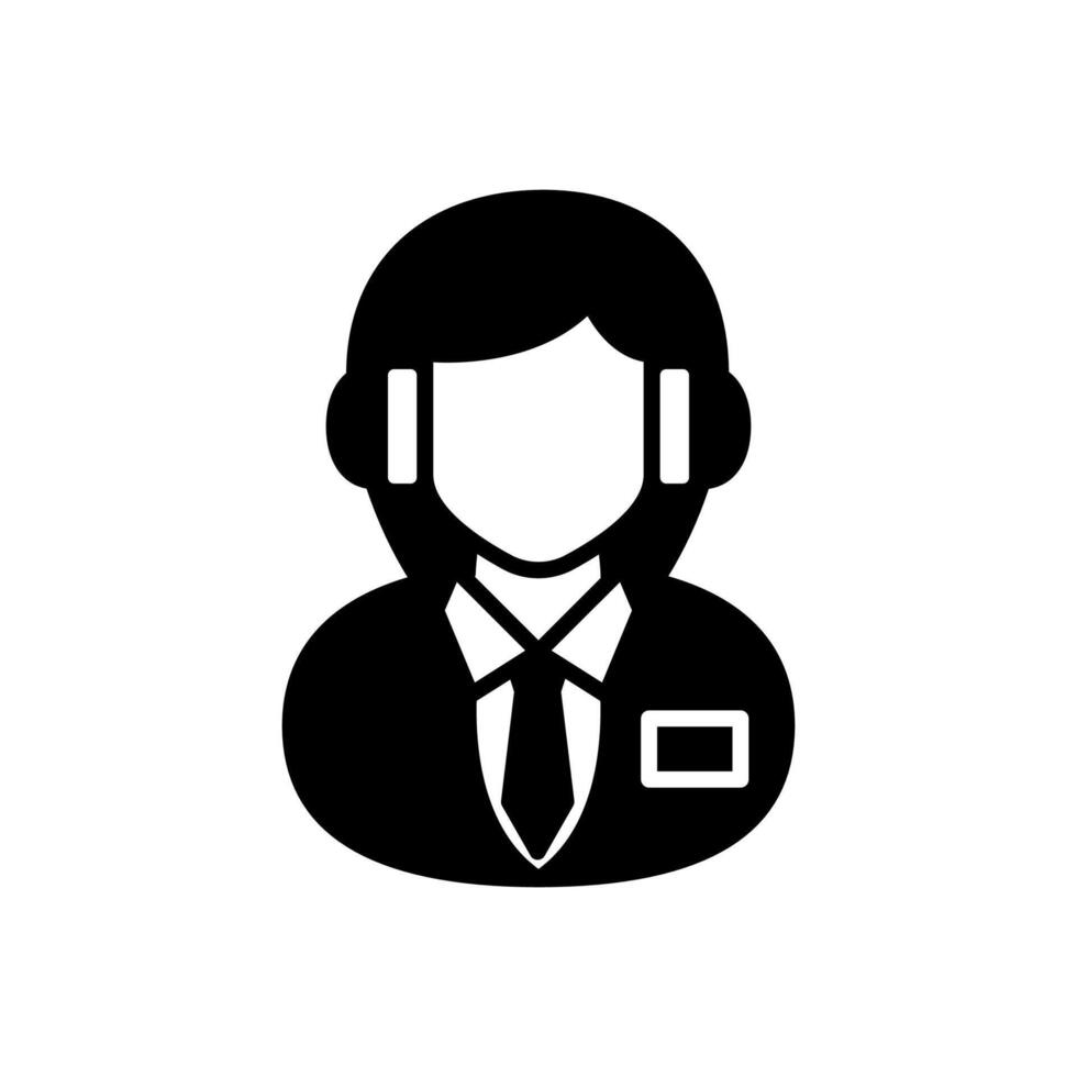 Online Consultant icon in vector. Logotype vector